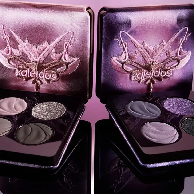 Kaleidos Glitter Eyeshadow Makeup Palette 4Colorful High Pigmented Shimmer Glitter Eye Shadow Make Up Pallet Gift Set 250306