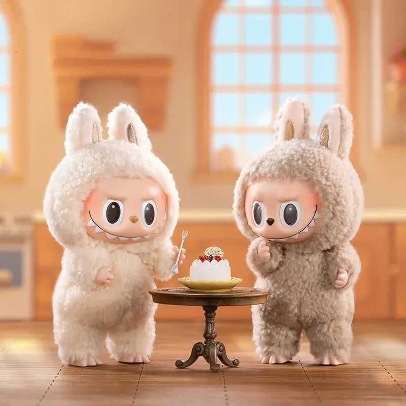 Authentic Labubu Heartbeat Macaron Face Series Mystery Box Trendy Play Kawaii Handmade Model Series Pendant Blind Box Gift X250415