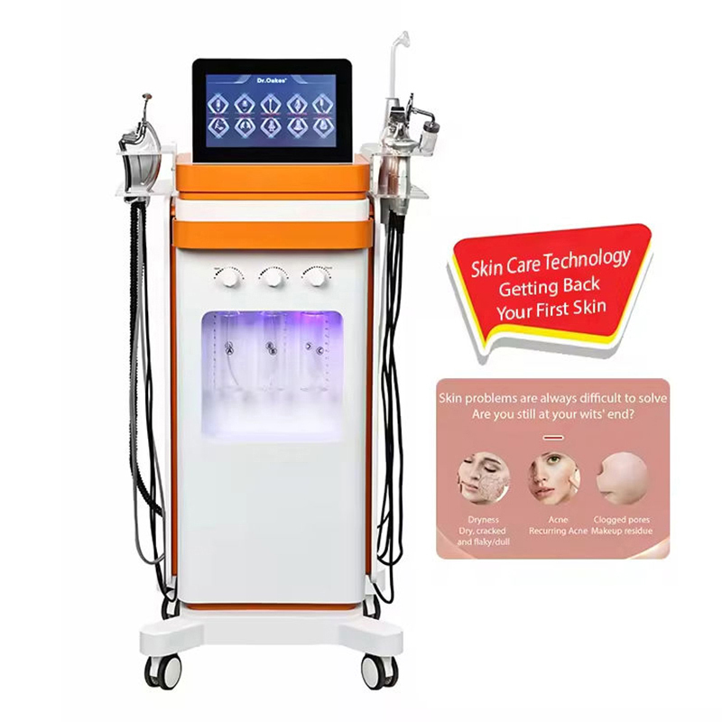 Professional 10 In 1 Beauty Oxygen Aqua Peeling Diamond Dermabrasion Machine Beauty Deep Cleaning Beautys Pore Shrinking Skin Moisturizing Machine