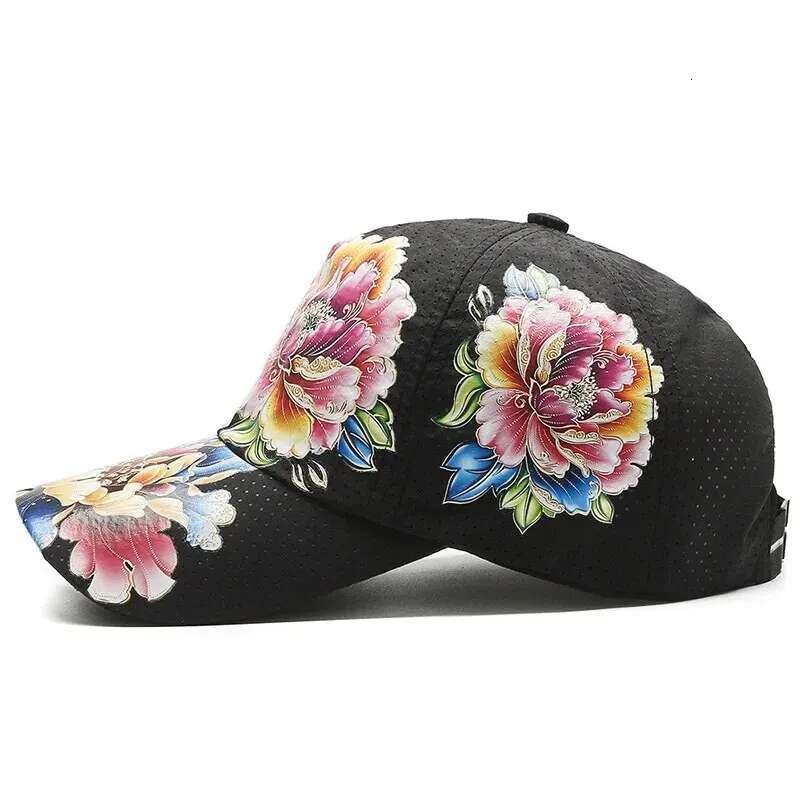 Summer Quick Dry Baseball Cap Men's and Women's wer Printed Chinese Style ral Sun Outdoor Hats