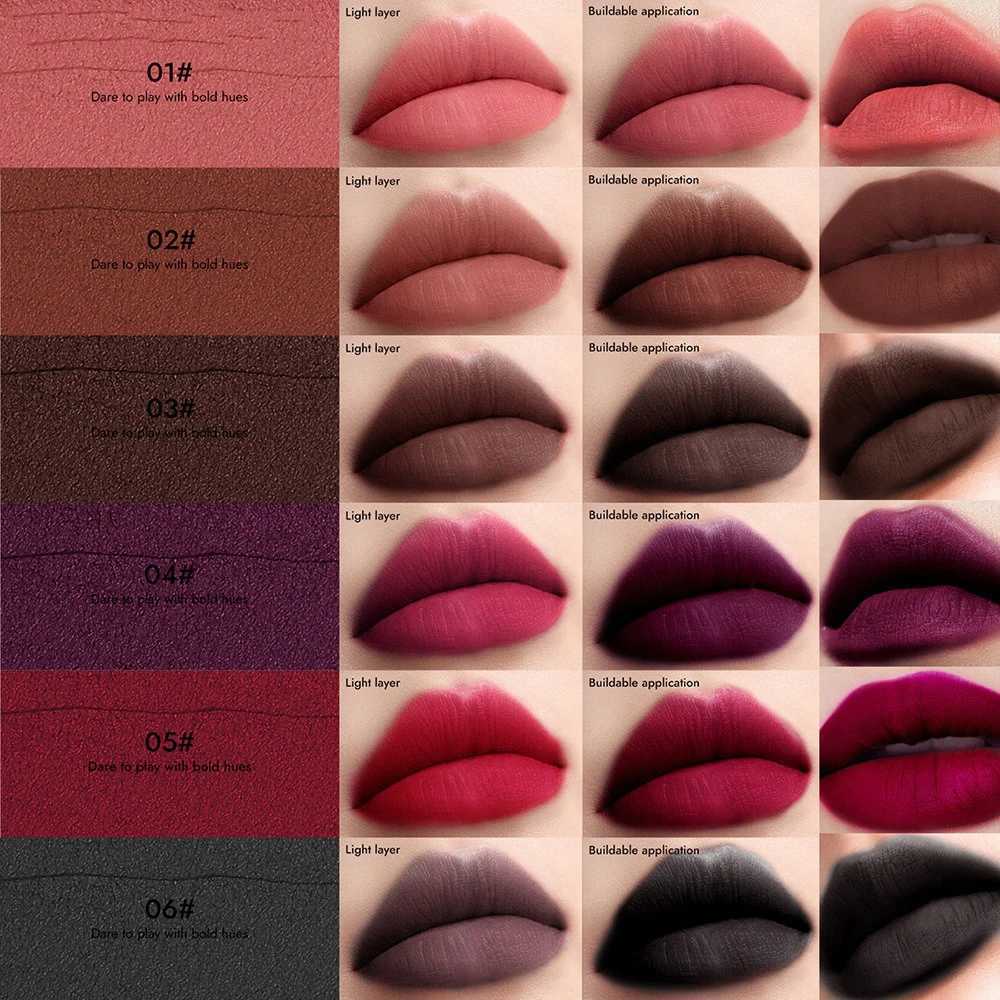 Matte ink liquid lipstick durable velvet nude lip gloss eye shadow powder blusher contour non sticky waterproof lip coloring waterproof makeup W250312