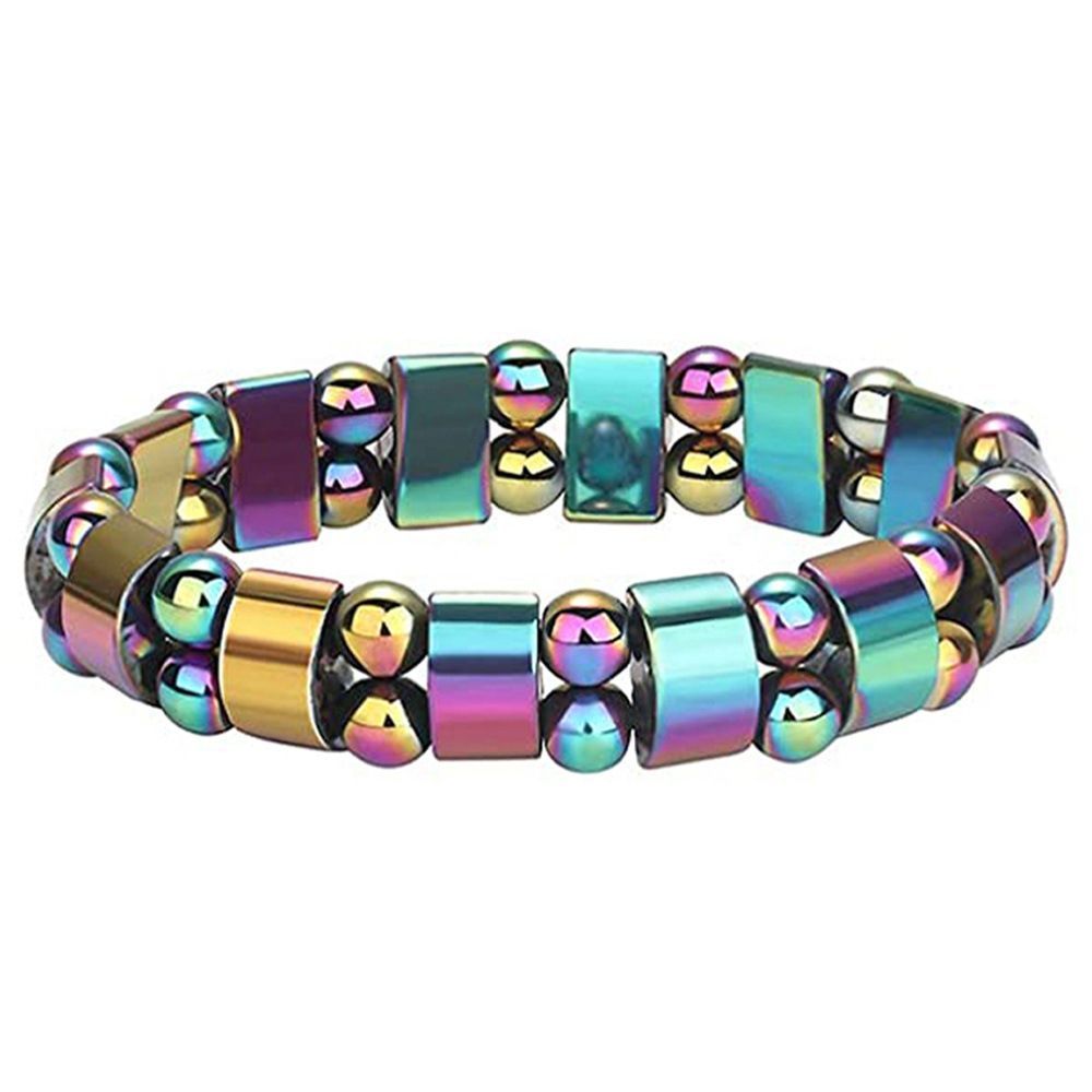 Bangle Bangle Nature Yellow Tiger Eye Hematite Beads Bracelet Therapy Health Care Magnet Mens Jewelry Charm Bangles Gifts For Man