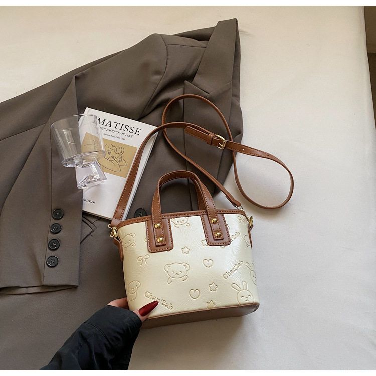 Korean Version Portable Fashion Designer Multifunctional Bucket Bag 2025 New Trend Women s Handbag Casual Shoulder Bag High-end Crossbody Bag