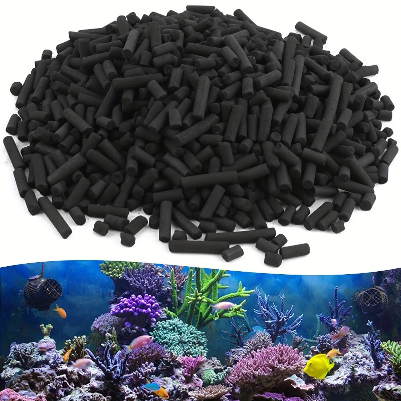 300g Fish Tank Carbon Filter, Aquarium Filter Supplies For Fish Tank Accessories With Net Bag