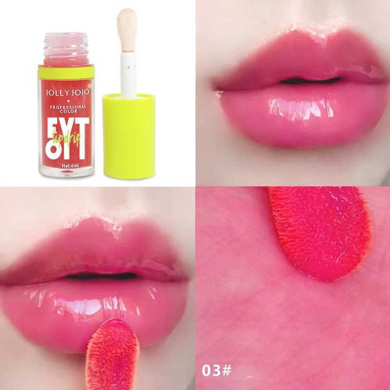 JOLLY JOJO Jelly Crystal Lip Oil Plumping Lip Lightening Lip Lines Water Light Lip Glaze Clear Lip Gloss Wholesale Cosmetics Hot W250312