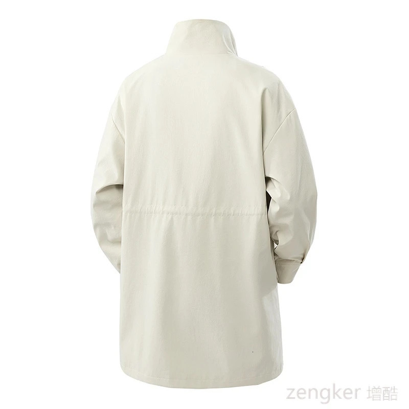 Large size trench large mens long spring and automatic casual jacket loose fit plus 7XL 8XL 9XL 250312