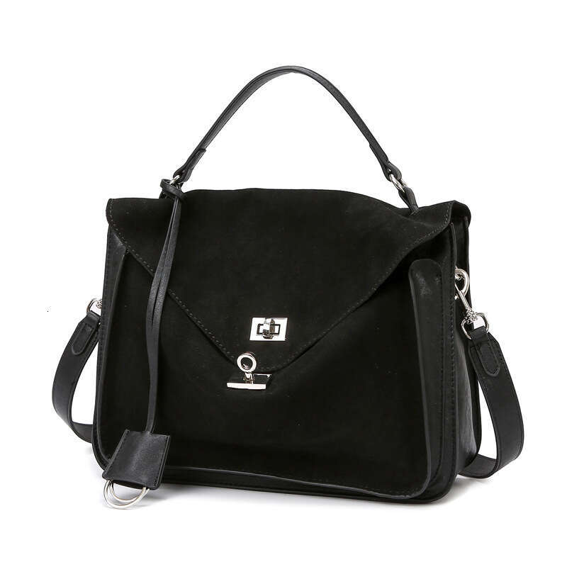 Women's Bags handbag Bag, frosted leather, light luxury women's high-end feel, mailman versatile hand-held crossbody bag, large capacity com