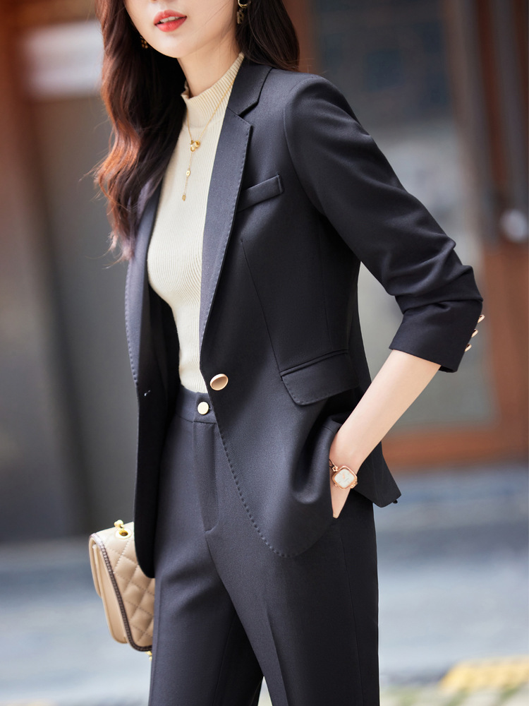 X310Elegant Women's Business Attire - Contemporary Design Small Slim Suits for Seasonal Wear 2025