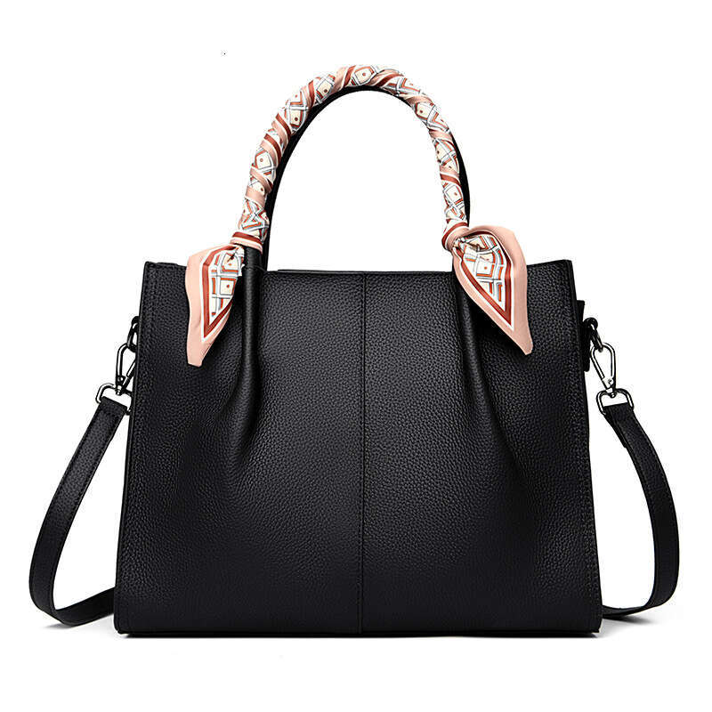 Women's Bags Handbag Leather Autumn Women New Fashionable Handbag Simple Large Capacity Tote High-End Sensory Communication Bag