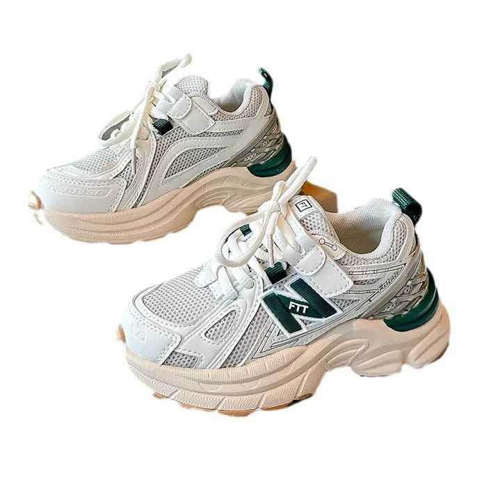 ashion New Boys Chunky Sneakers Lovely Pink Dad Shoes Trendy Children Casual Shoes Black Gray Girls Sneakers Z250312