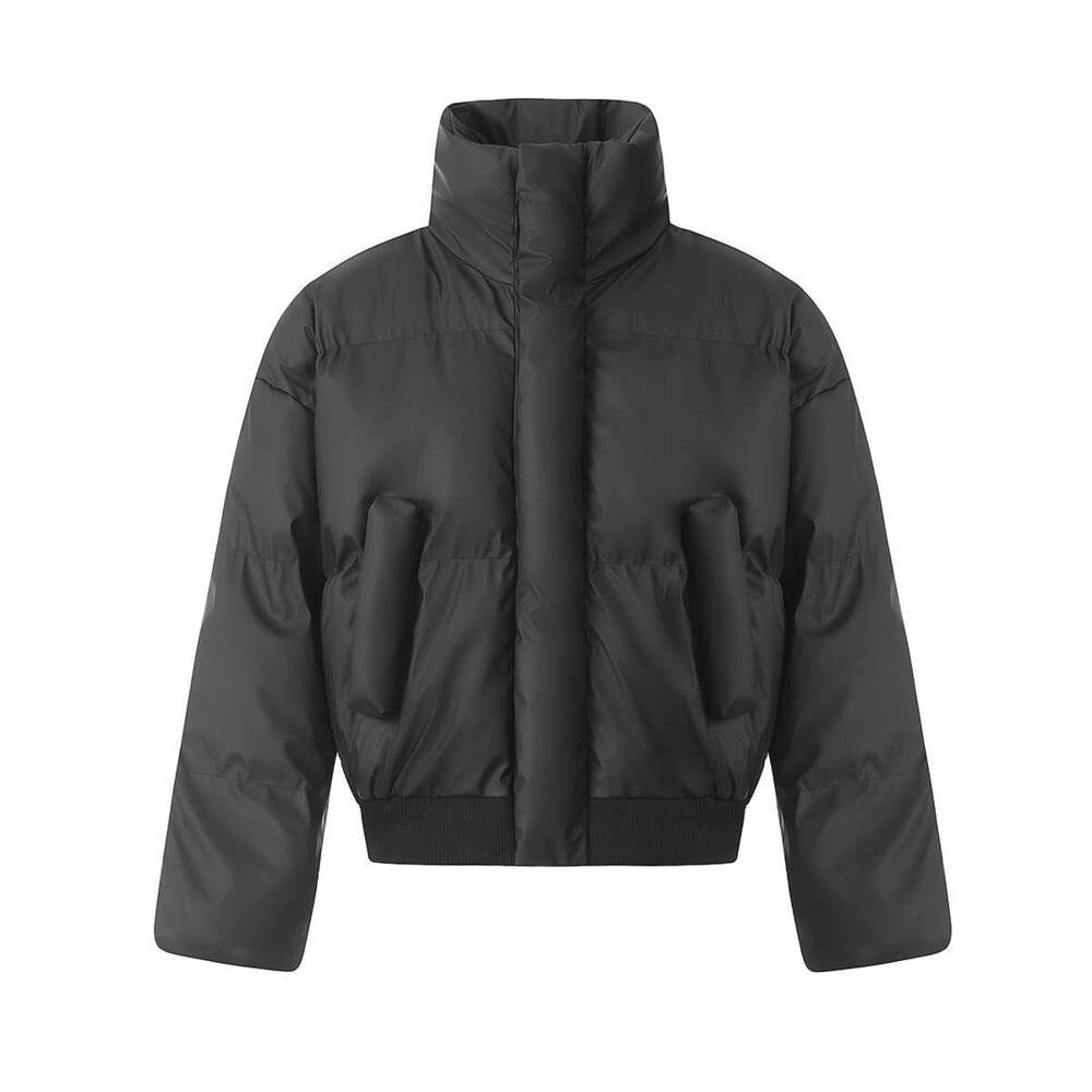 Jiayiku Trendy Brand 2024 New Winter Warm Bread Short Jackets American Cotton Clothes Men And Women