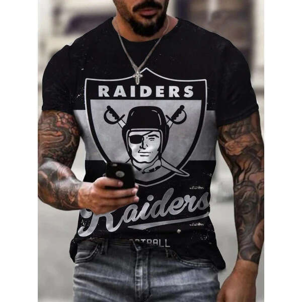 Summer digital European and American men's 3D printed round neck short sleeved T-shirt 2025 new casual versatile fashion clothing