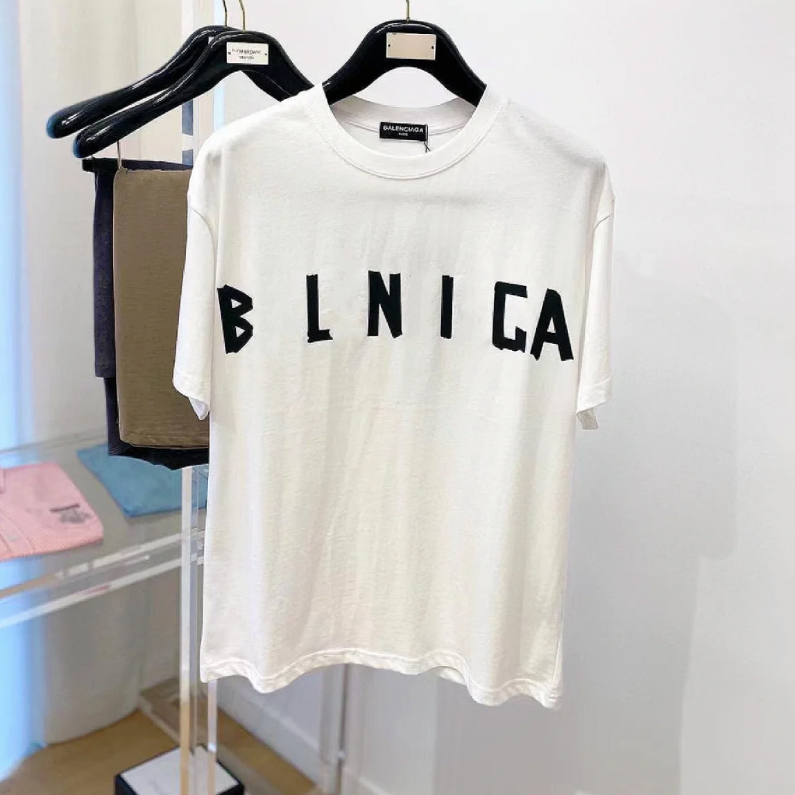 Advanced version Paris Fashion mens woman T-Shirt Correct letter Graphic print 100% Cotton Round neck Black white Classics Custom oversized 3XL tees Shirts tops