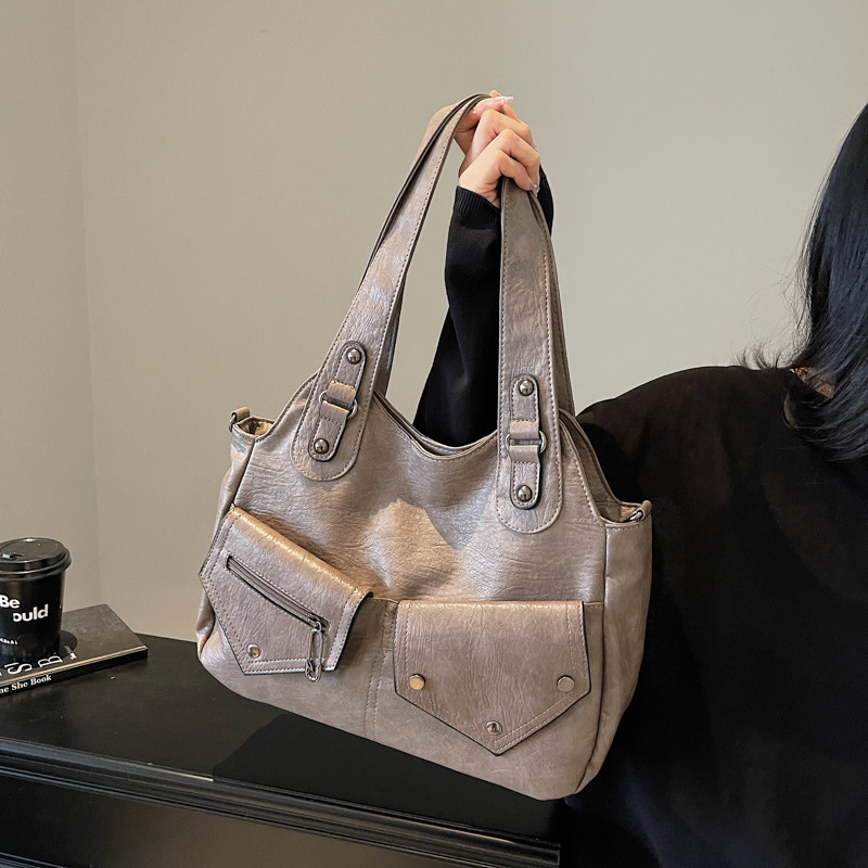 Large Capacity Bag For Women, Fashionable High-End, Single Shoulder Crossbody Bag, Stylish And Versatile Handbag