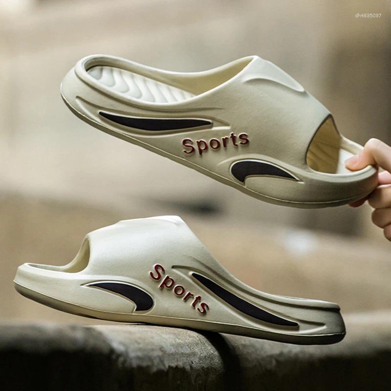 Slippers Indoor Outdoor Men 2025 Summer Lightweight Non Slip Beach Man Soft Thick Bottom Eva Cloud Slides Flip ps zhanyishengli