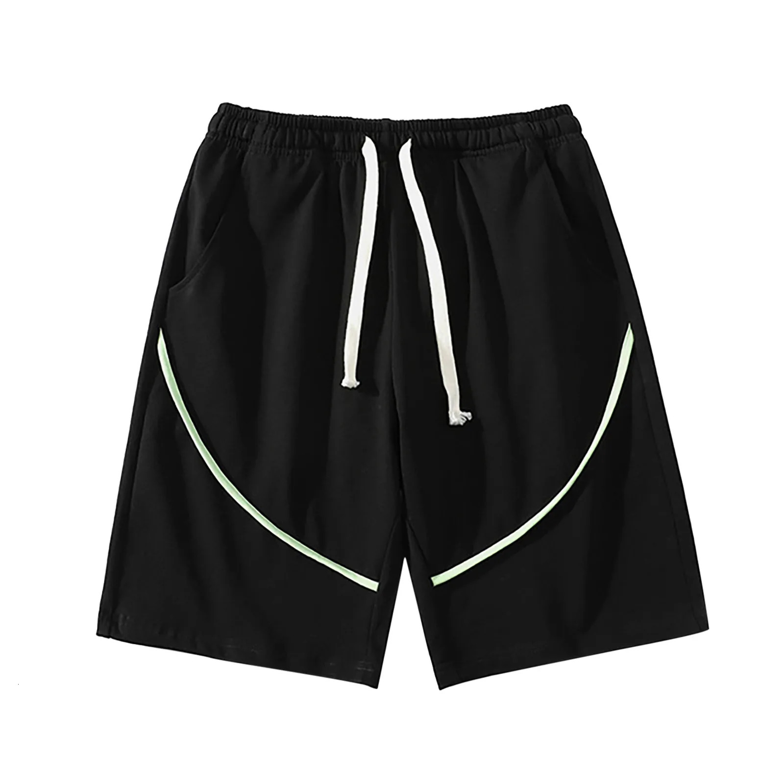 Mens Casual Sports Shorts Summer Five Quarter Pants Loose Breathable Shorts Holiday Leisure Trousers Male Fashion Slacks 250310