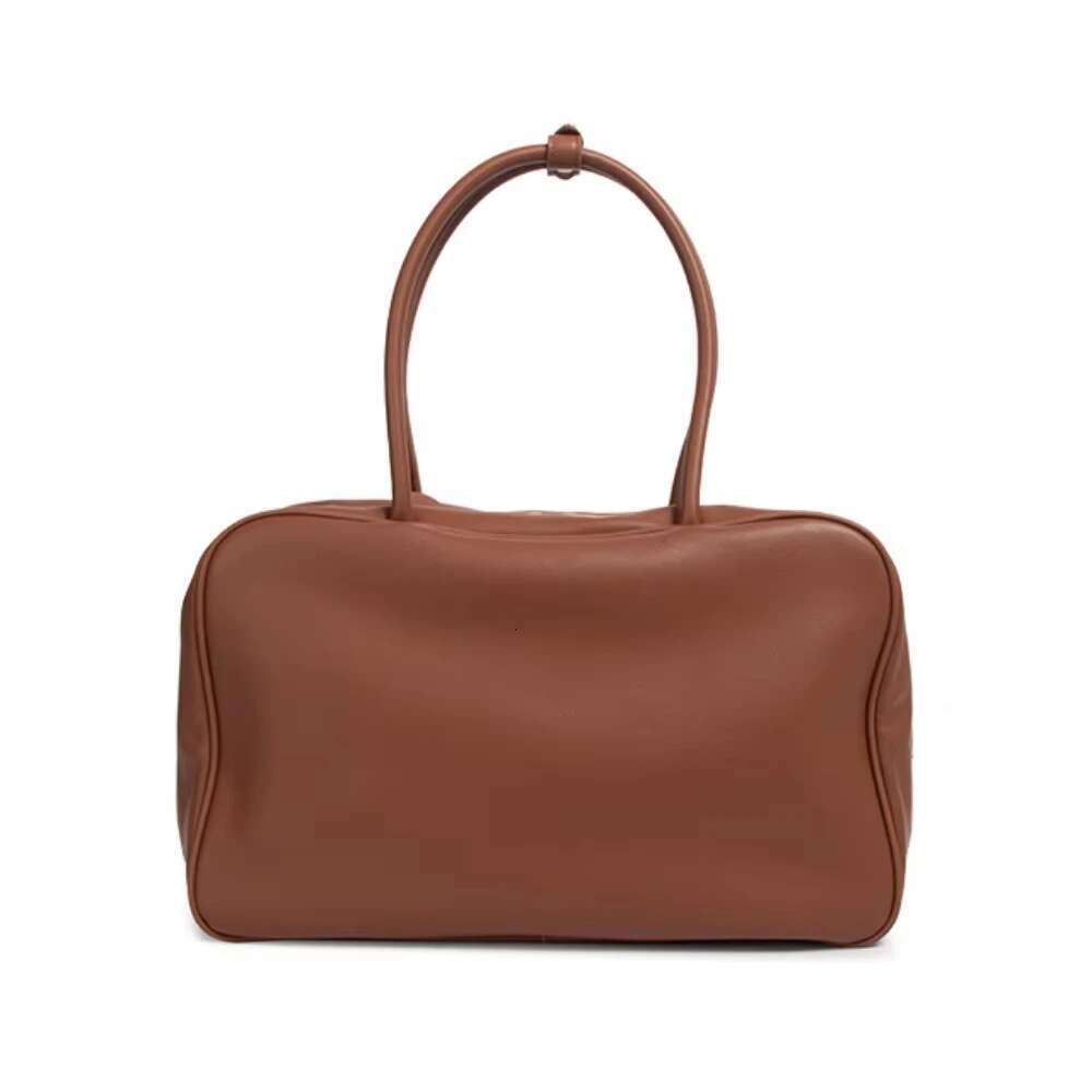 Women's Bags Women's Bags Design Large Capacity Leather Tote Soft Vintage Maillard Handbag Elegant Single Shoulder Bag For Office Use