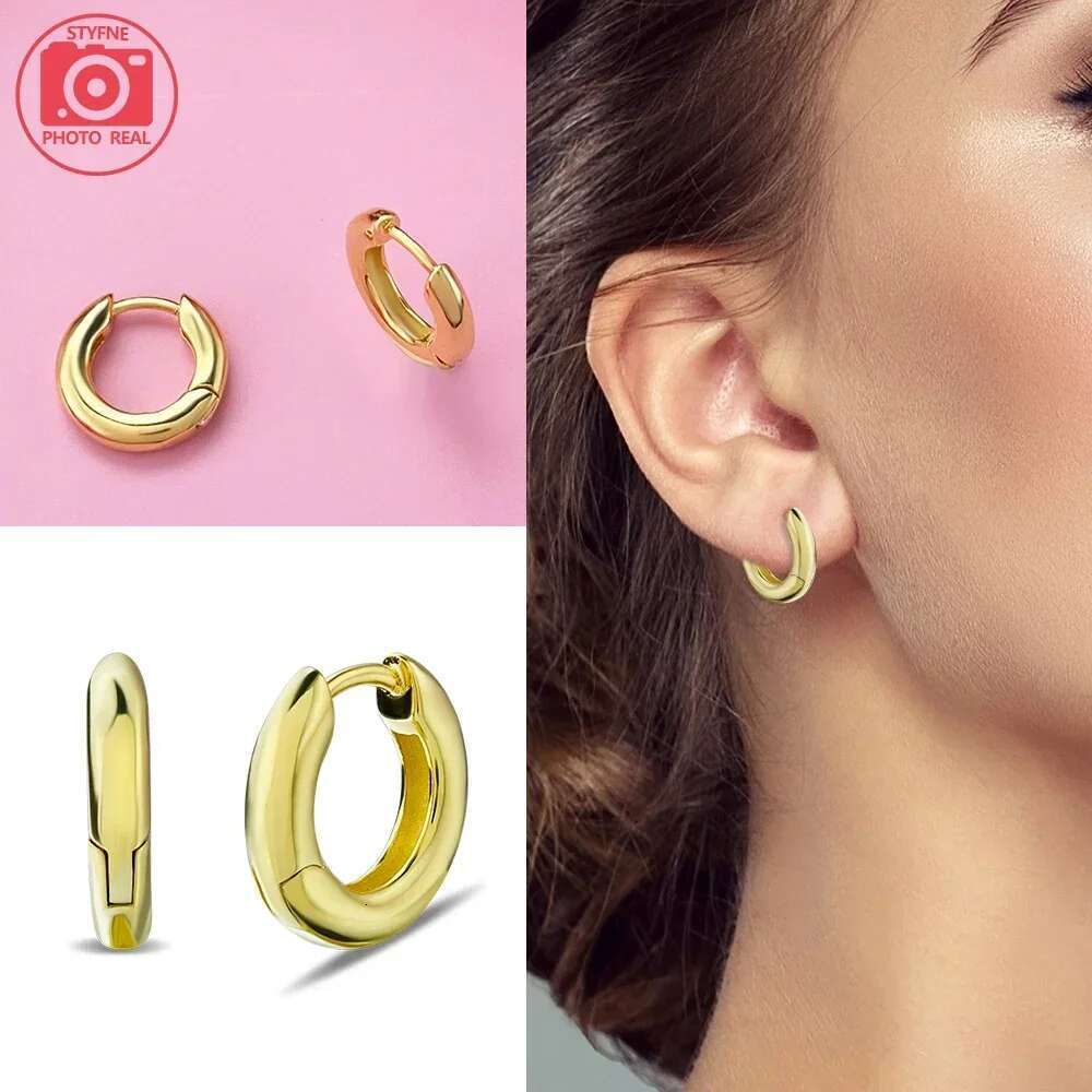 New 925 Sterling Silver Collection Gold Pearl Irregular Organic Freshwater Pearl Earrings For Women Jewelry Gift