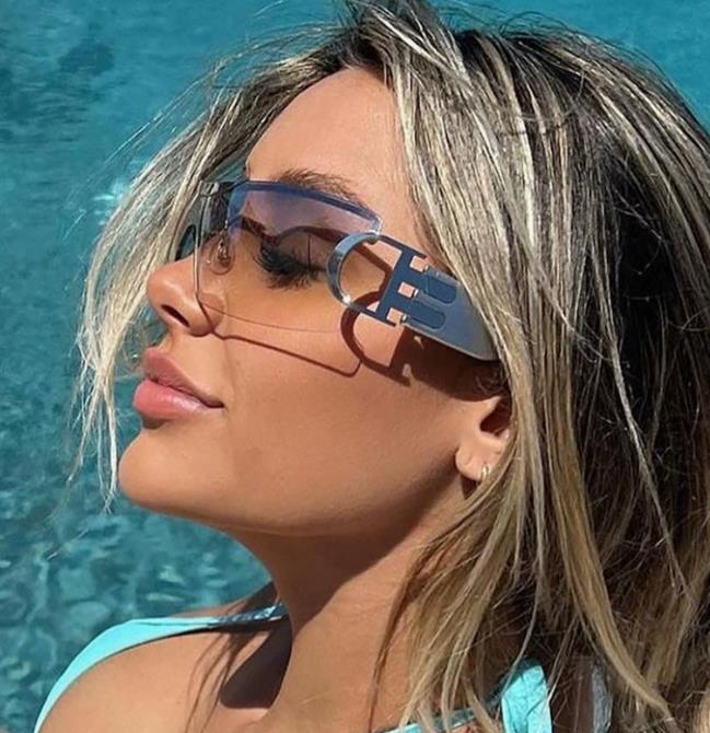 y2k new punk cross-border future sunscreen sunglasses European and American spice girls driving outdoor fashion cross-border sunglasses