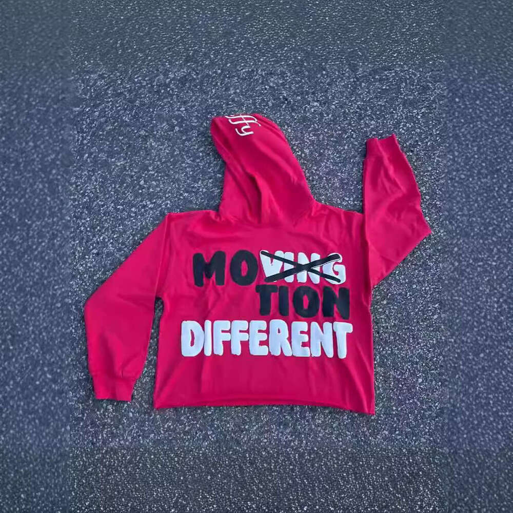 Personalized street graffiti letter print autumn and winter warm hoodie