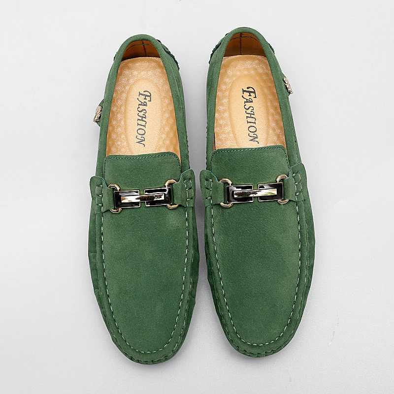 Elegant Men Loafers Soft Spring Autumn M Leather Shoes Men Slip Flats Lightweight Driving Shoes New Lazy Shoes Y250312
