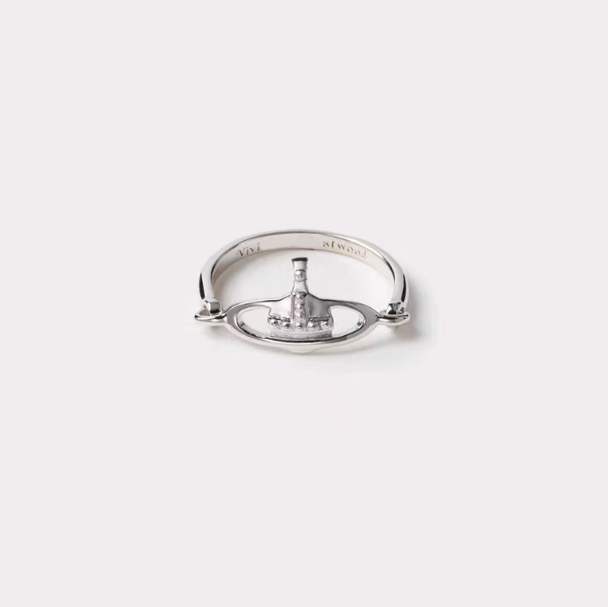 Designer Planet Ring for women can move small Saturn niche minimalist design ring couple fashion ring brand classic ring wedding party gift accessories size 6 7 8