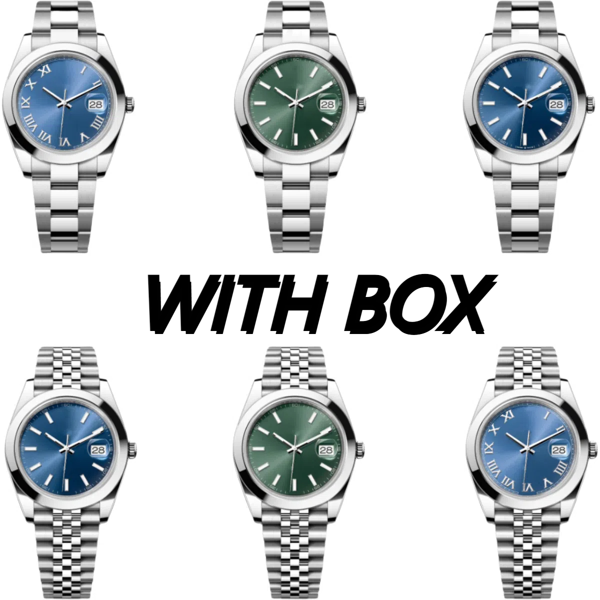 top Luxury men's watch designer watch luxury top brand 126300 series fashion business sports mechanical movement sapphire crystal 41MM with box men's AAAA+ daily watch