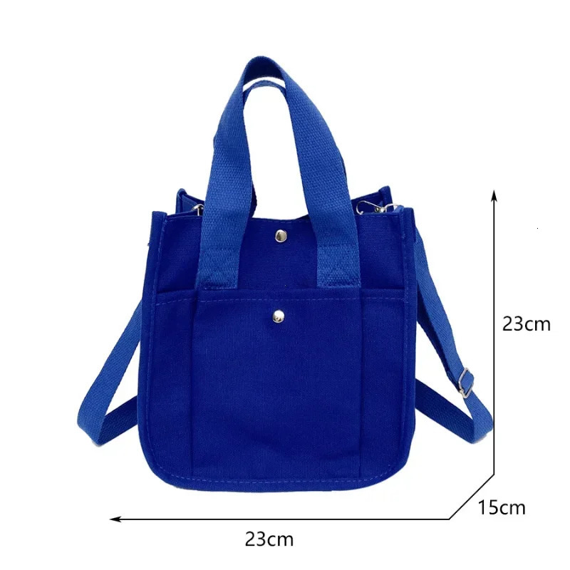 Women Crossbody Bags Canvas Solid Color Casual Tote Bag Messenger Bag Shoulder Bag Brand Designer Simplicity Girls Handbags R250312