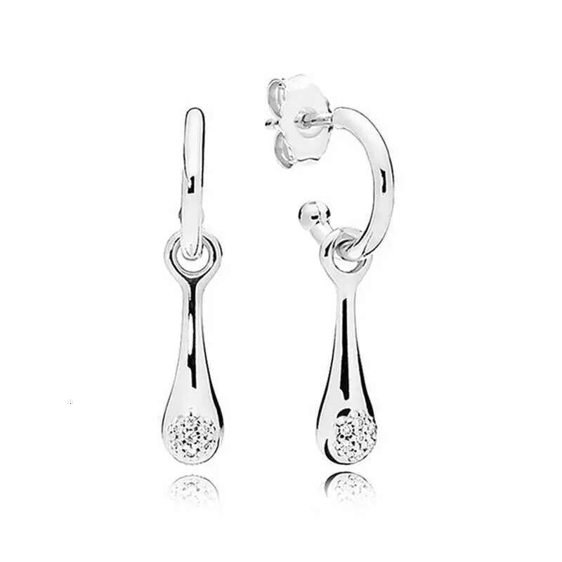 Sweet 925 Sterling Silver Leaf Flower Wings Double Love Zircon Pendant Earrings Ladies Fine Jewelry Gift For Valentine's Day
