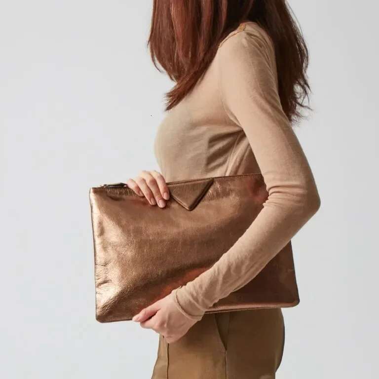 Women Day Clutch Bags Designer Lady Handbags Female Envelope Bags Pu Leather A4 Briefcase Bolsa Wallet Sier