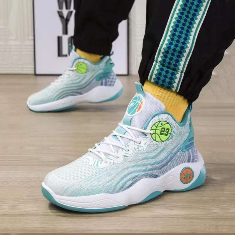 Men Basketball Outdoor Cushioning Non-slip Sport Breathable Casual Sneakers Athletic Fiess Training Footwear Shoes