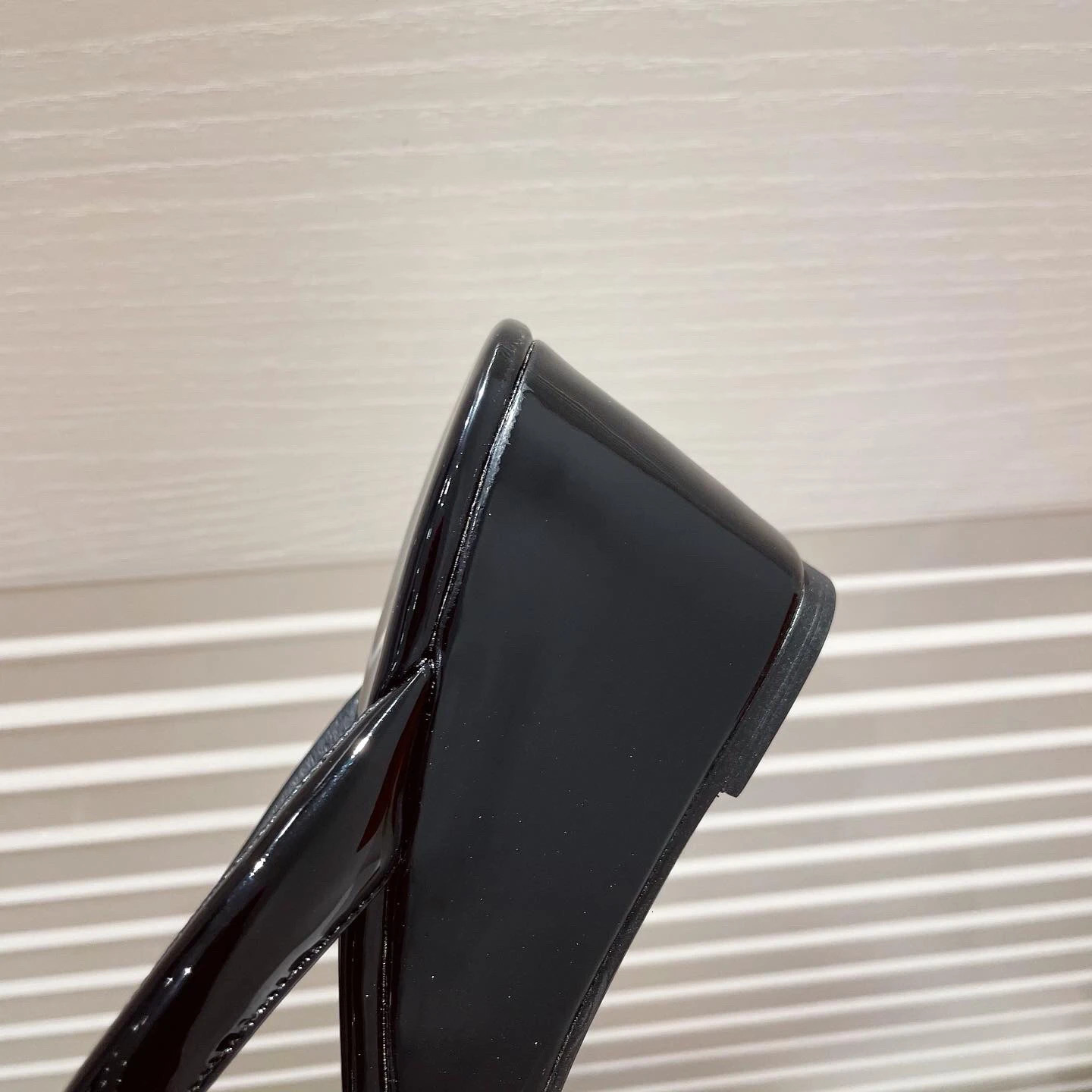 AIYKAZYSDL Red Apricot Thong Clip Toe Sandals Summer Beach Slippers Platform Wedge Low Heel Outdoor Patent Leather Vinyl Shoes 250312