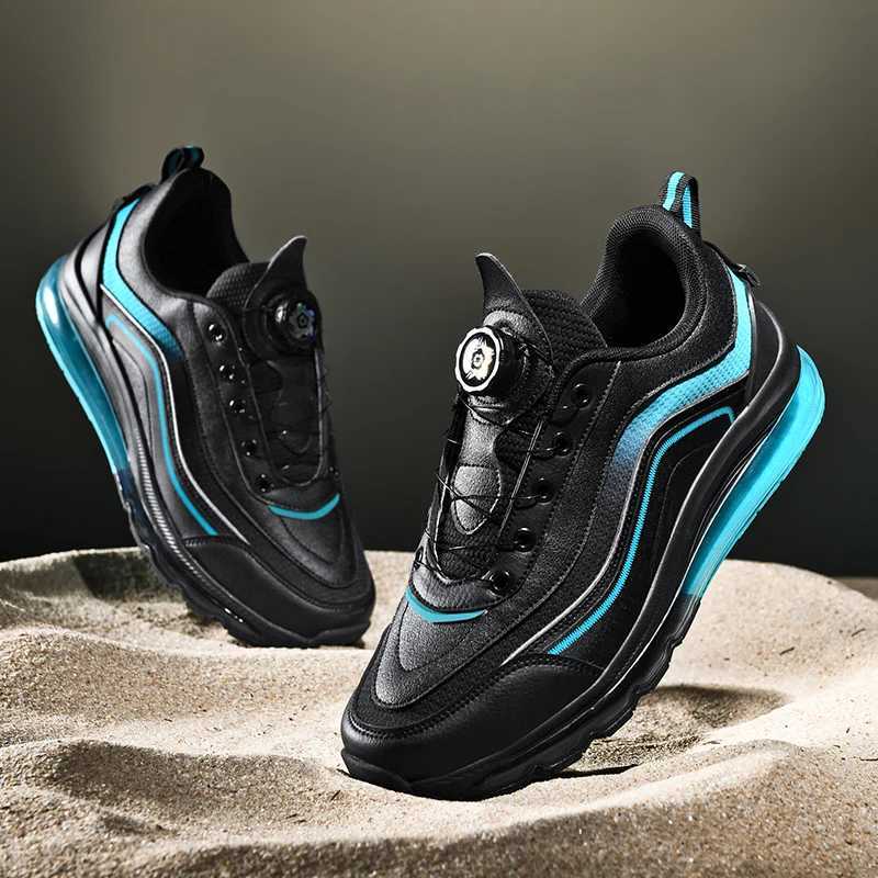 Leather Mens Cushioning Running Shoes for Men Big Size Waterproof Jogging Sports Shoes Non-slip Gym Sneakers Men Walking Shoes Z250411