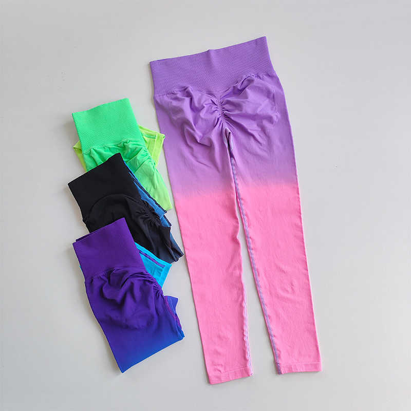 Active Pants Mature honey peach buttocks high waist suitable for legs abdomen contracting buttocks lifting pants running training elastic sports tig Y