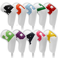 PU Golf Putter Headcover Sticker Buckle Golf Club Protective Cover Caps Universal Anti-Collision Pressure Outdoor Accessories 240430