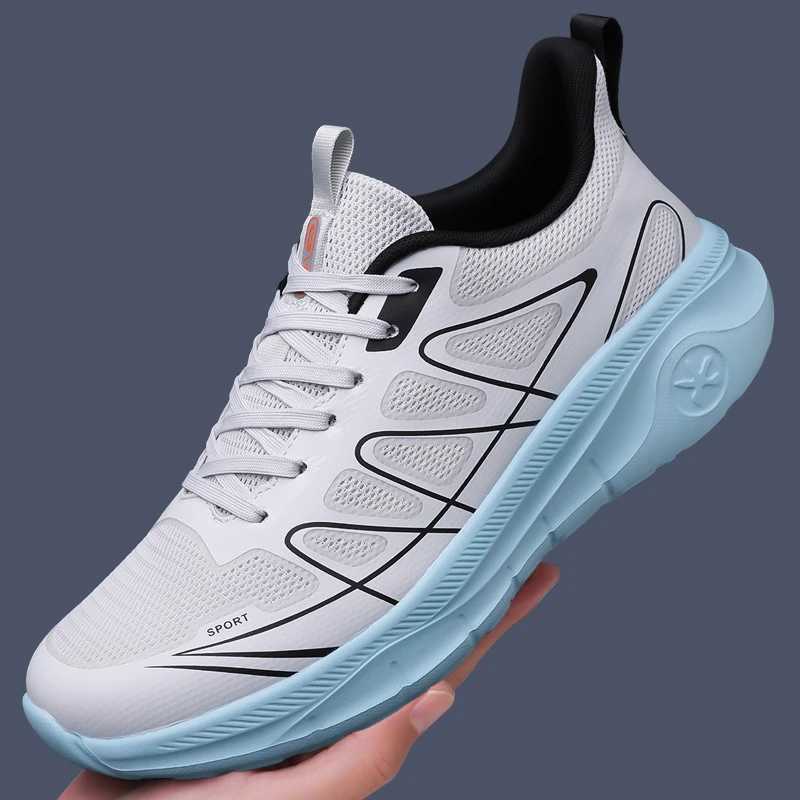 Light Cfy Mens Running Shoes Mesh Breathable Sports Jogging Shoes Outdoor Sneakres Men Leisure Walking Shoes M Footwear Z250411