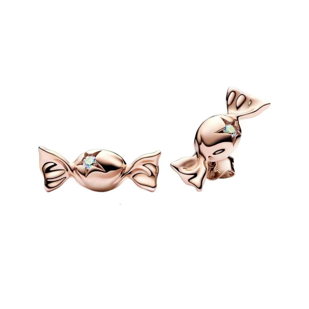 Temperament 925 Sterling Silver Charm Love Drops Flowers Quadleaf Zircon Earrings For Women Fashion DIY Fine Jewelry Gift
