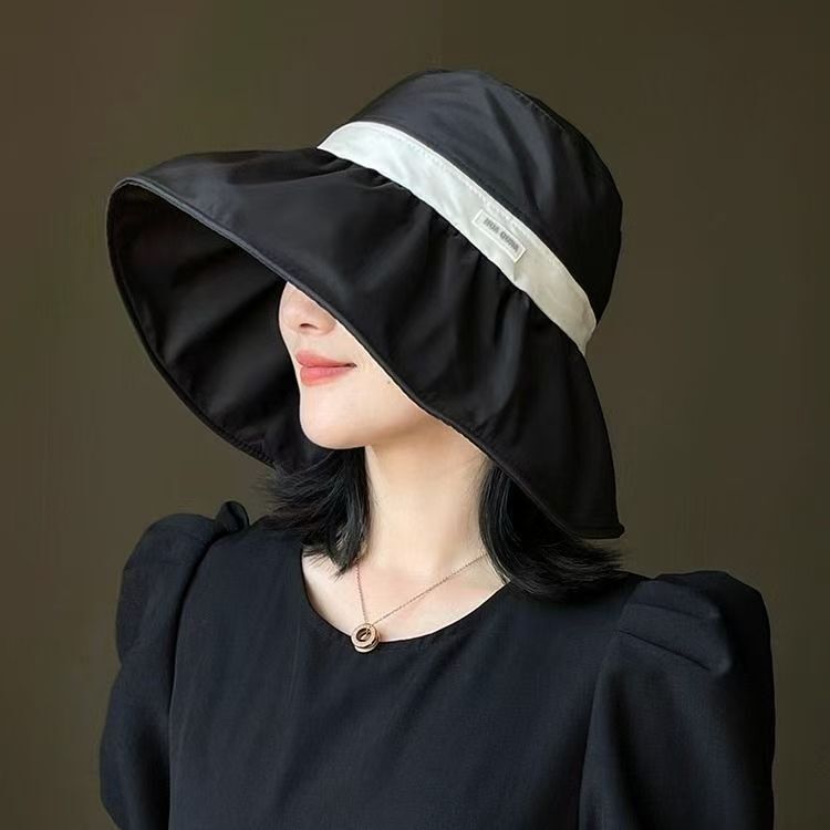 baseball cap UPF50+Sunscreen Fisherman's 2025 New Look Face Small Summer Outdoor Travel Light and Thin Large Eaves Sunshade Hat