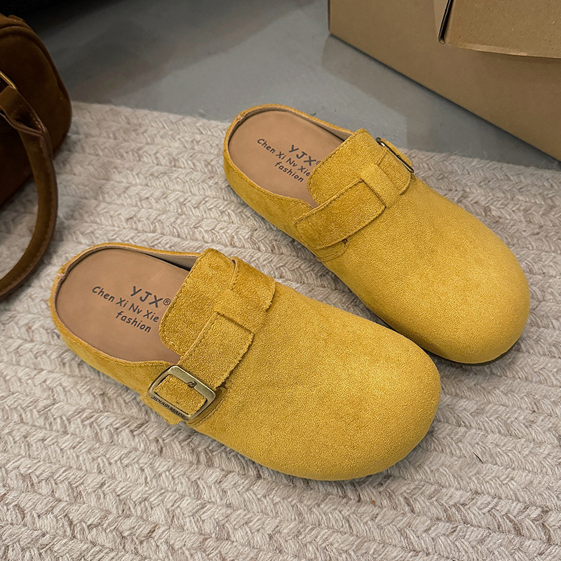 Thick-soled single-toed shoes Designer free Shipping External penetration Women sandals Can be worn outside can be home single shoes hot sale 2025