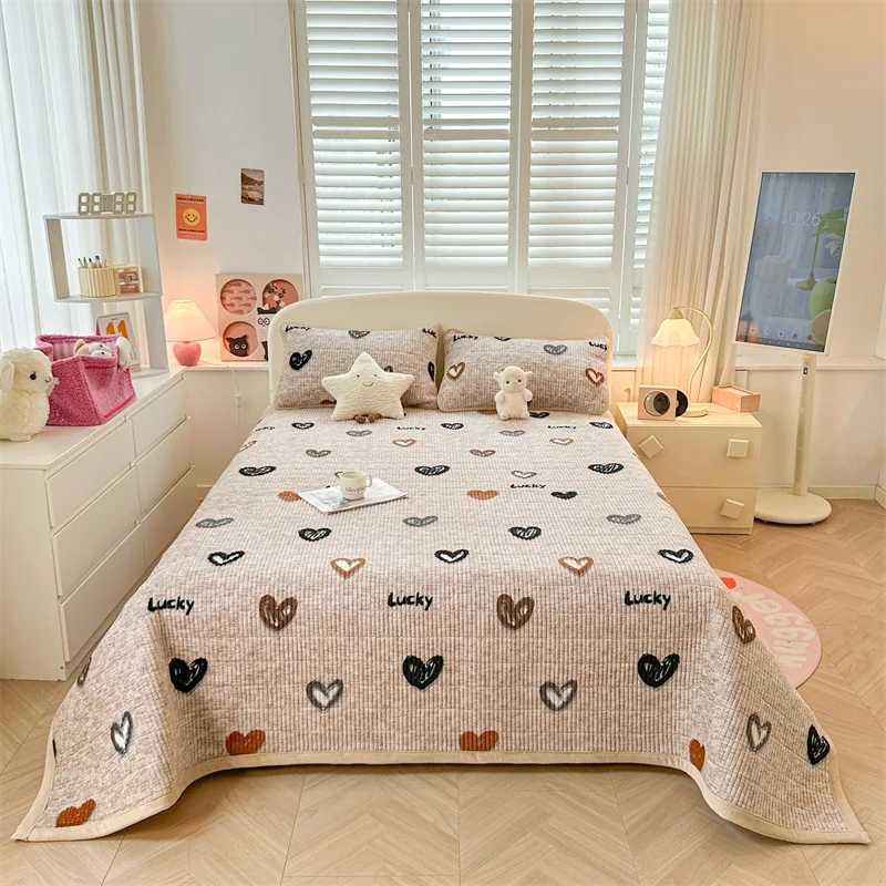 e Cotton Bedspreads for Bed Cover Garden Mattress Double Bed Covers Princess Bedcover size Bedspread Bedroom Thickening Y250313