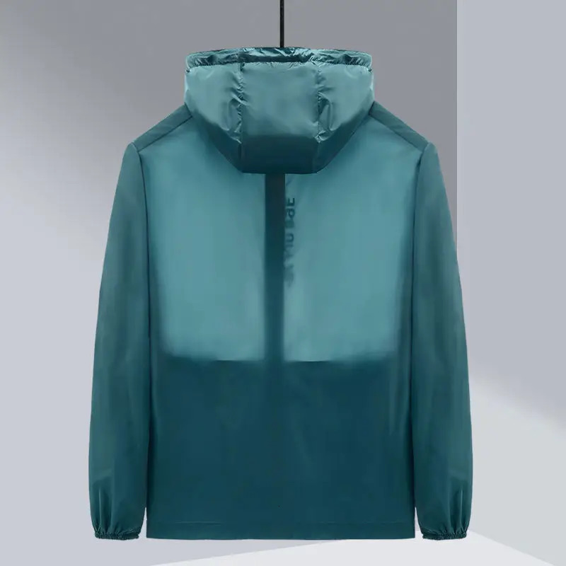 Summer Ice Silk Quick Drying Ultra Thin UV Protection Sun Outdoor Thermal Insulation Couple Hooded Fishing Suit 250313