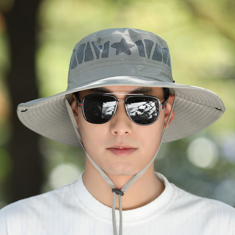 baseball cap Sunscreen men's fishing summer fisherman outdoor mountaineering hat, face blocking, UV resistant sun hat