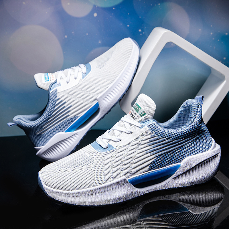 2025 New Men's Youth Outdoor Running Sports Flyknit Mesh Breathable, Comfortable, Lightweight Designer Fashionable and Trendy Shoes