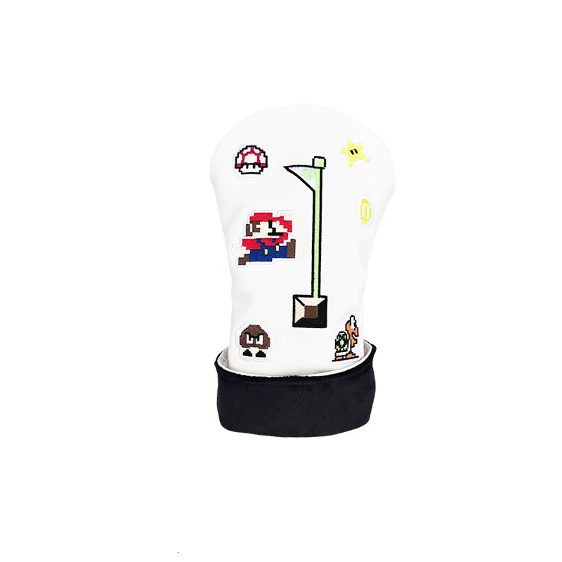 Mary Golf Wood Cover Driver Fairway Hybrid Putter Cover Waterproof Protector Set Soft Durable Golf headCovers 250312