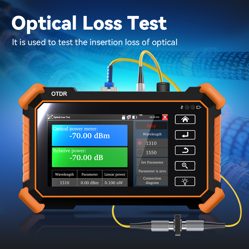 NOYAFA NF-983 OTDR Optical Fiber Network Tester with IP Scan Port Flashing Features Advanced Testing Equipment