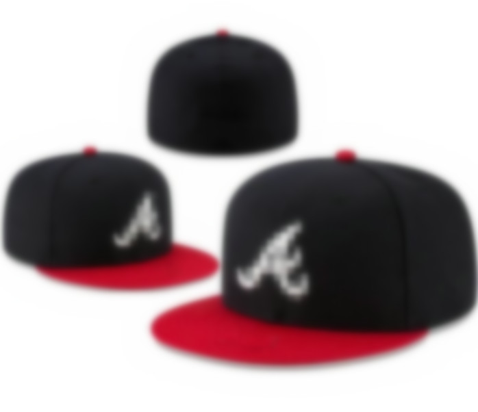 Baseball Braves Mens Baseball Team 2024 World Series Champions Full Closed Caps Summer Letter Bone Size caps Casual Sport Flat Fitted Hats a2