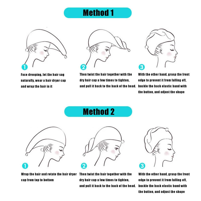 Ultra fine fiber quick drying hair cap bathroom womens head towel cute for girls home shower dry textile 250304