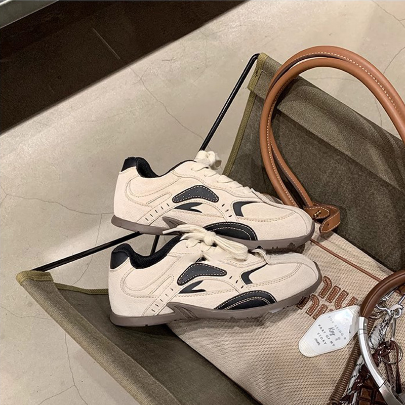 2025 Summer New Fashion Designer High Quality Board Shoes Color Blocked Lace Up Height Increasing Casual Sports Shoes Training Women s Shoes, Skateboa