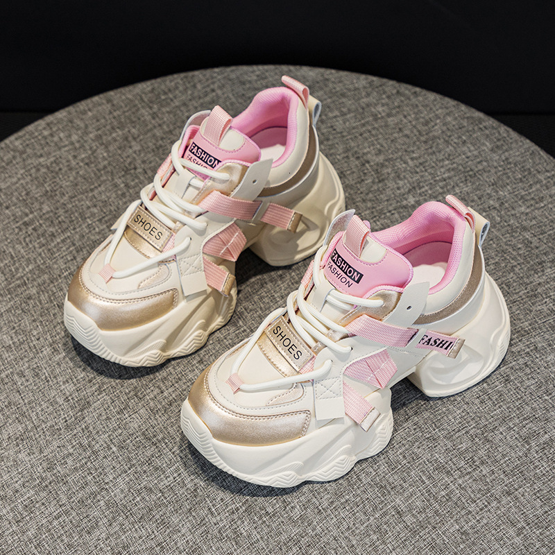 Genuine Leather White Shoes For Women s Spring summer 2025 New Fashion Designer High Luxury Board Shoes Thick Soled Breathable Sports And Leisure Shoe