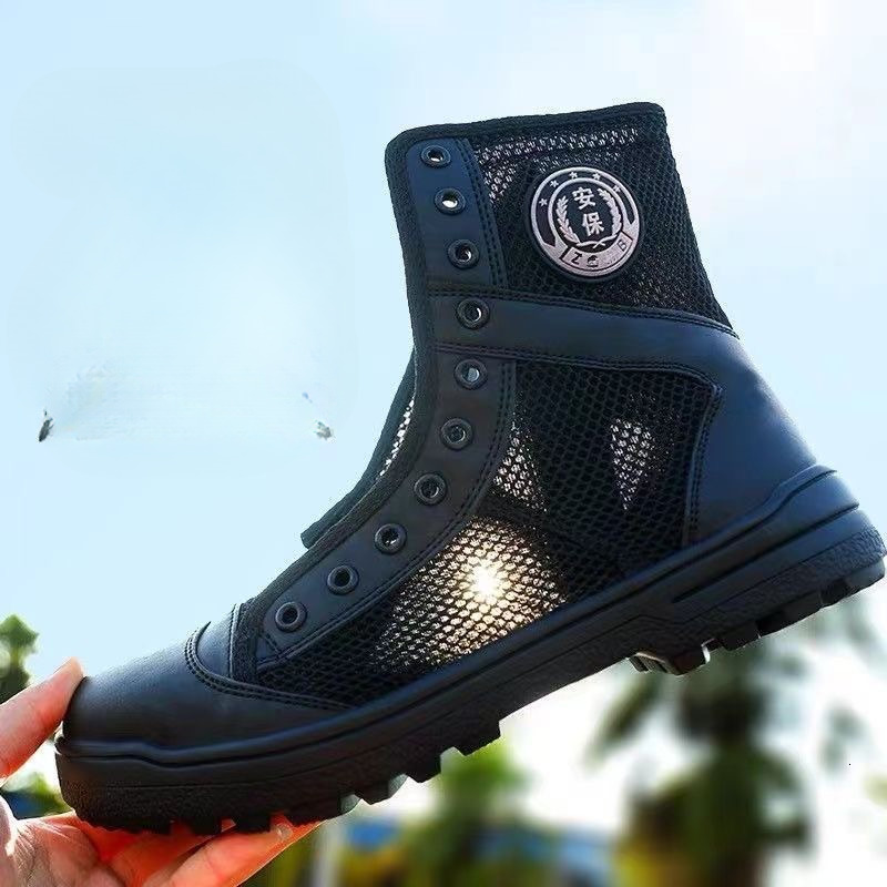 2025 New Safety Training Net Breathable Designer Trendy Fashion Martin Outdoor Boots Men's Hiking Tour